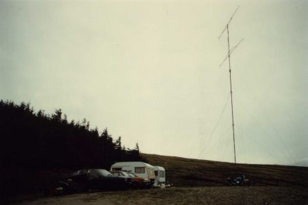 60ft mast with 2x 19 element METs