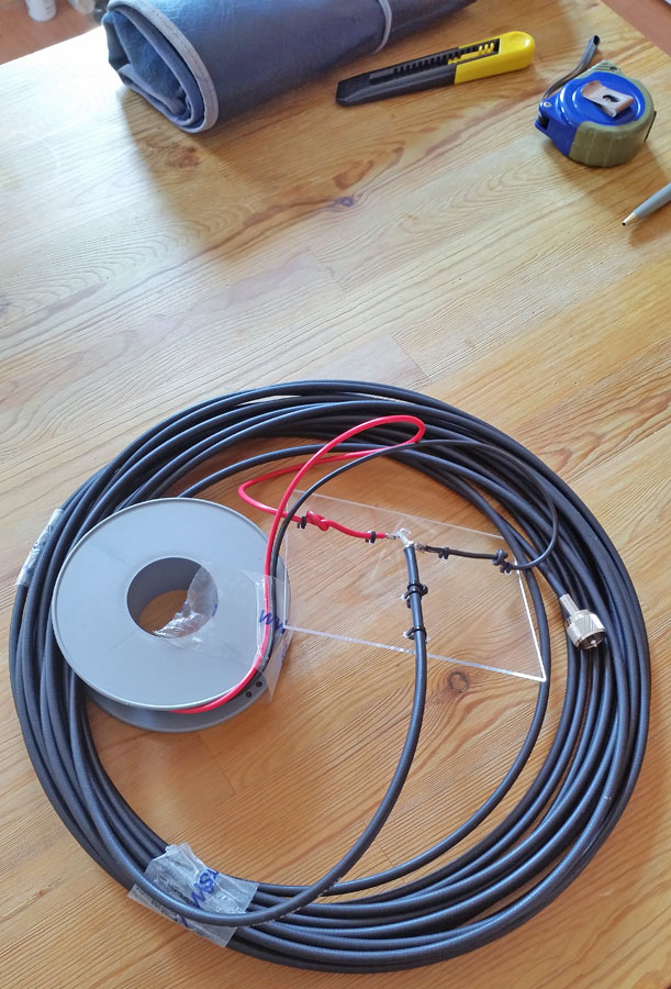 20m wire dipole