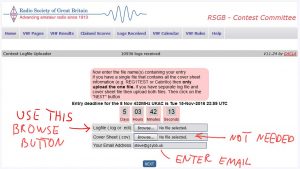 upload entry to RSGB