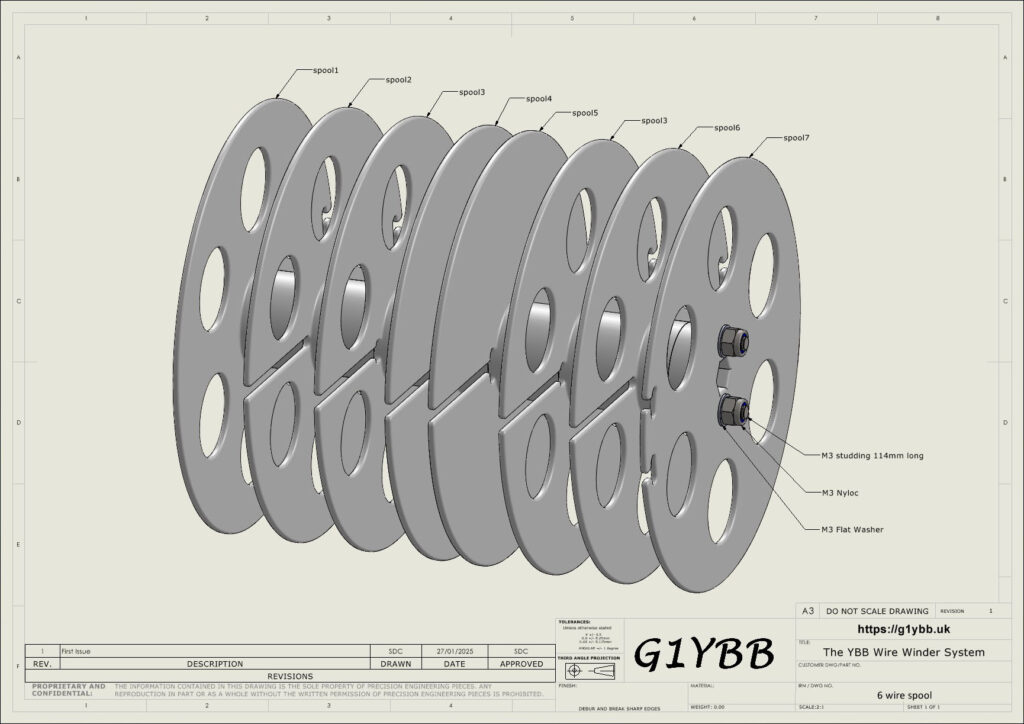 YBB Wire Winder System drawing