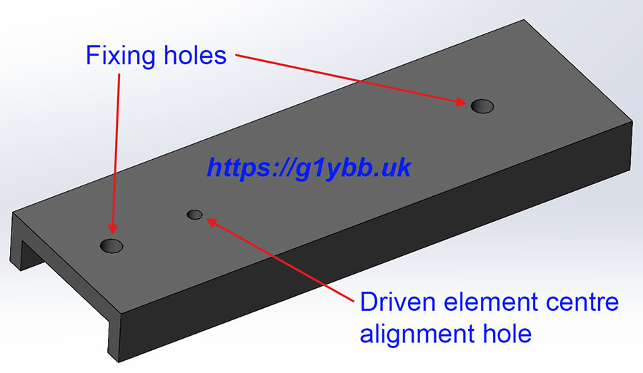 dipole box spacer + drill jig